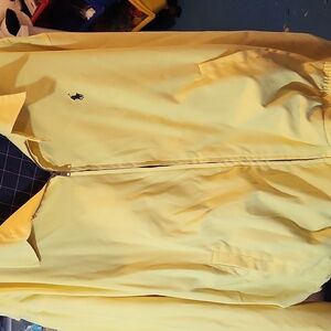 Yellow Men's Ralph Lauren Windbreaker size xxl